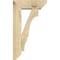 Ekena Millwork Balboa Slat Rough Sawn Bracket w/ Offset Brace, Douglas Fir, 6"W x 16"D x 28"H BKT0604X16X28BOA06RDF - alternate 2